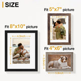 decorUhome 15 Pack Assorted Picture Frame Set for Wall & Tabletop, PF15MTC
