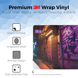 Phone Skin Compatible with Microsoft Surface Laptop 13.8" 8th Edition (2026) - Neon Alley - Premium 3M Vinyl Protective Wrap Decal Cover - Easy to Apply | Crafted in the USA by MightySkins