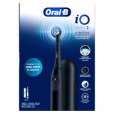 Oral-B Rechargeable Electric Toothbrush, iO Limited Simple Clean, 3 Cleaning Modes, Automatic Pressure Sensor to Protect Gums, Travel Case, Night Black