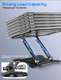 Adjustable Laptop Stand, 360° Rotating Base Ergonomic Computer Stand