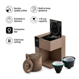 Fellow Aiden Precision Drip Coffee Maker, Thermal Carafe, Perfect Temperature Control, Bloom Cycle, Single Serve to 10 Cup Capacity, Malted Chocolate