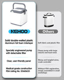 NEHOO Cold Therapy Machine with Extra Large Knee/Hip Pad, Pain Relief for Post-Surgery Recovery, Programmable Ice Therapy Machine, Continuous Cryotherapy Cold Pack