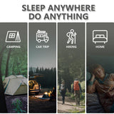 BISINNA Mummy Sleeping Bag for Adults 14-41℉ Cold Weather 3-4 Season Camping Sleeping Bags with Compression Sack for Backpacking Hiking Traveling (Gray)
