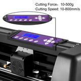 14 Inch Vinyl Cutter Machine 375mm Plotter Printer Signmaster Cutting Offline Digital LCD Display for Advertisements