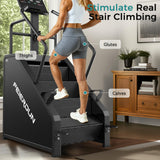 FEIERDUN SC3 Stair Stepper Machine for Home Gym, Commercial Grade Stair Climber with LED Screen, Stair Machine with 15 Speed Levels for Cardio and Lower Body Workout, 660LBS Capacity, 24-164 Steps/Min