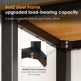 Computer Desk 63 inches Large Size Office Desk Gaming Desk Computer Table with BIFMA Certification Sturdy Office Desk