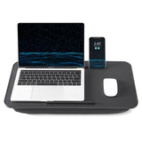 Lap Desk for Laptop with Cushion, Lap Desk Pillow, Fits up to 17 in Laptop, Removable and Washable (Large) L.DOCTOR