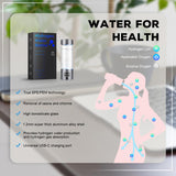 Hydrogen Water Bottle Generator with SPE/PEM–Portable Molecular Hydrogen Rich Water Machine, Rechargeable,5000 ppb,LED Timer for Home, Office, Travel, Sports,Birthday & Christmas Gift