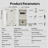 HEAXEHNO S2 Portable Propane Water Heater - Instant Hot Water On-Demand & Constant Temperature, 200-Min Ultra-Long Battery Life, All-Season Camping Shower for RV, Hiking, Fishing & Glamping
