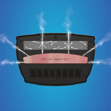 Euroflex Vapour Pro Steam Mop & 18pc Multipurpose Portable Steam Cleaner for Hardwood, Carpets, Kitchens, Bath, Cars, Tile & Grout Cleaning; Kills 99.99% of Germs & Bacteria; 5 Year Warranty Euroflex