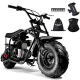 BRM100 Mini Dirt Pit Bike 105cc 4-Stroke Off Road for Teens Adults 220 LBS