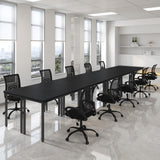 Conference Tables 23ft Office Computer Desk for Meeting Room Study Writing Printer Podcast Table for 24 People