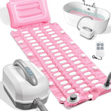 Bathtub Spa Mat, Portable Spa Bubble Bath Massager with 6 Adjustable Settings, Upgraded Non-Slip Design and Remote Control, Hot Tub Jet Mat for Bathtub at Home, Full-Body Support