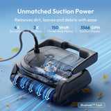 (2026 New) BUBLUE Bubot 800P Gen2 Robotic Pool Vacuum,Cleans Floor/Wall/Waterline/Shallow Area,Powerful Suction Pool Cleaner,Smart Navigation,App Control & Scheduling for Pools up to 1,076 Sq.Ft.Grey