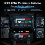INNOVV N2 for BMW Motorcycle Wireless CarPlay & Android Auto, 6.5" Touch Screen, Works with BMW WonderWheel, TPMS Display, IP67 Waterproof, Compatible with R1300GS/R1250GS/K1600/S1000XR