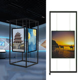 Adjustable Folding Display Rack Easel Stand - Versatile Billboard Holder for Weddings