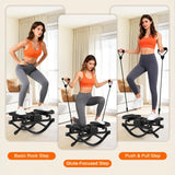 ERGOLIFE Rocking Stepper Side to Side for Home, Workout Machine Portable Compact Side-to-Side Rocker Steppers for Legs, Glutes, Abs