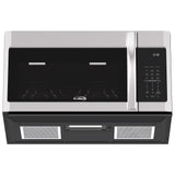 KoolMore 1.9 Cu. Ft. Over the Range Microwave Oven with Oven Lamp and 300CFM Recirculation Vent Hood Function, Auto Cook Menus, Reheat Function, 11 Power Levels, Timer, and Weight Defrost (KM-MOT-2SS)