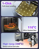 AD5X Multi-Color 3D Printer with IFS,Fully Auto Leveling FDM 3D Printer with Max 600mm/s High Speed Printing