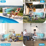 3 in 1 Portable Evaporative Air Cooler Indoor Outdoor (Cools 430 Sqf 4118CFM)
