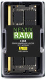 RAM 16GB (1X16GB) DDR4 2666MHz PC4-21300 2Rx8 1.2V CL19 260-PIN ECC Unbuffered SODIMM Compatible with Synology D4ES01-16G NAS Memory