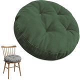 Round Chair Pads - Comfortable Kitchen Seat Pads - Non-Slip Washable