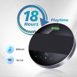 2-in-1 Conference Speaker and Microphone, Daisy Chain Wireless Bluetooth Speakerphone with 360° omnidirectional mics TONGVEO