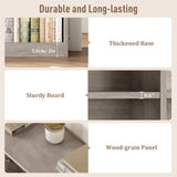 Bookshelf and Bookcase, 6-Tier Double Wide Bookshelves, Freestanding Display Storage Shelves