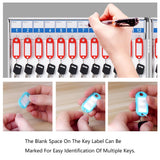 Wall Mounted Key Lock Box Safe - 180 Key Storage for Home Security, Car Dealerships & Offices - Durable Metal Key Cabinet with Secure Locking System