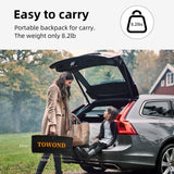 Projector Screen and Stand, 120 inch Portable Projector Screen Indoor Outdoor Projector Screen TOWOND