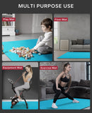 HAPBEAR Extra Large Exercise Mat-7'x5'x8mm(1/3 inch), Non-Slip, Ultra Durable, Thick Workout Mats for Home Gym Flooring Cardio, Yoga Mat