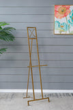 Small Floor Standing Easel Display Stand - 57" - Gold