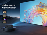 [1500 ANSI/36W Dolby Audio/APPs]Smart-Projector-4K with WiFi6 and 2Way Bluetooth, AI Auto Focus Projector with Native 1080P, HDR10, TOPTRO X9 Outdoor Movie Proyector Compatible with Phone/TV Stick/PC