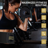 ZPP Waist Trainer for Women and Men, Neoprene Sweat Band Waist Trimmer Belt Stomach Wrap for Workout Black