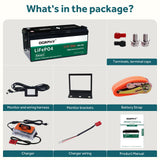 48V Lithium Golf Cart Battery Conversion Kit,with Touch Monitor and Charger