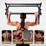 BDL Wall Mounted Rotating Pull Up Bar Speed Climbing Chin Up Bar Wall-Mounted Training Frame, Rotate or Fix Bar for Climbing Training Supports to 440 Lbs