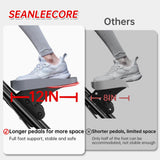 Upgraded seanleecore Stair Stepper Machine for Home with Device Holder & Silicone Floor Mat, Extra-Long Non-Slip Pedals Vertical Climber Exercise Machine