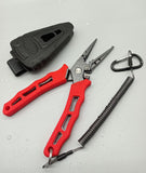 Fishing Pliers,Fish Lip Grippers with Missing Rope,Braid Scissors, Fishing Tools Set, Fishing Gifts for Men EDSTAR
