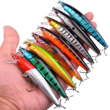 Aorace 43pcs Bass Fishing 56pcs Lures Kit Set Topwater Hard Baits Minnow Crankbait Pencil VIB Swimbait for Bass Pike Fit Saltwater and Freshwater Aorace