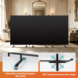 Siebwin 3 Panel Folding Privacy Screens with Wider Feet, 12 Ft Portable Room Partition for Room Separator