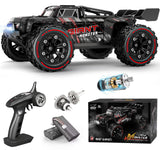 1:16 Scale All Terrain Fast RC Cars for Adults 40KPH, 4WD Electric Off-Road Remote Control Monster Truck with Metal Chassis, 2.4Ghz High Speed Car, Waterproof RC Truck with 2 Batteries for Boys & Kids