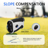 Golf Rangefinder with Slope 1200 Yards Laser Range Finder Golfing with Flag Pole Locking Vibration, 7X Magnification