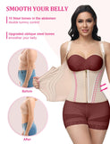 SHAPSHE Waist Trainer for Women, Tummy Control Sports Girdle, Workout Body Shaper with Adjustable Shoulder Strap