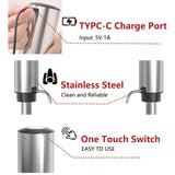 Rechargeable Electric Wine Opener Set, 4-in-1 Automatic Opener Kit with Aerator Pourer, Foil Cutter, Vacuum Pump and Stoppers - Ideal Gift for Mother's Day, Father's Day, Birthday and Anniversary