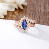 Oseew 2027 Women Senior Class Graduation Ring High School (Rose Gold)