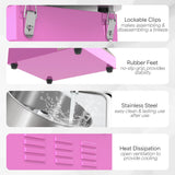 Pink 1030W Electric Cotton Candy Machine, Commercial Candy Floss Maker, 20 inch Stainless Steel Bowl with Sugar Scoop, Easy Home Use, CANDY-V001 VIVO