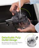TUUMIIST Cold Press Juicer Machines 6.5'' Large Feed Chute for Whole Fruits & Vegetables, High Juice Yield, Easy to Clean