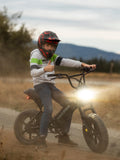 MACFOX M16 Ebikes for Youth, Mini E Bike 750W Electric Bike 20 MPH Max Speed,25 Miles Range(PAS1), 20"x4" Fat Tires, City/School Commuting Electric Bike (UL2849/BLACK-Standard)