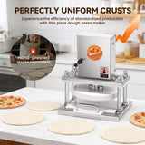 Newhai Electric Pizza Dough Press, 8.6" Stainless Steel, for Bakery & Home
