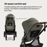 Mompush Ultimate 3 Full Size Stroller, Extendable Seat, Infant to Toddler